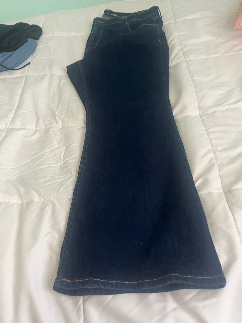 Old Navy Dark Blue Flared Denim Jeans